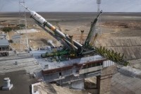 「ソユーズTMA-18M」宇宙船、発射台へ　2日打ち上げ（Image Credit: Roskosmos）