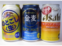 現在、コンビニなどで350ml缶が138円(税別)程度で販売されている「第3のビール」類。税制改革後は酒税だけ27円上がって価格は165円(税別)となる。ふつうのビールは22円値下がりするので、ほぼ200円(税別)となりそう。価格差35円でディスカウンターなどでは差はもっと縮まる。「第3のビール」は生き残れるか?