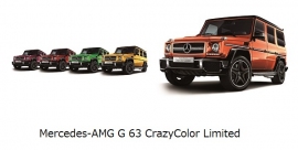 Mercedes-AMG G 63 CrazyColor Limited (メルセデス・ベンツ日本の資料より) Mercedes-AMG G 63 CrazyColor Limited (メルセデス・ベンツ日本の資料より)