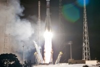 「ソユーズST-B」ロケット、欧州の「ガリレオ」航法衛星2機の打ち上げに成功（Image Credit: Arianespace）