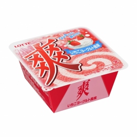 『爽 いちごヨーグルト風味』(ロッテ発表資料より) 『爽 いちごヨーグルト風味』(ロッテ発表資料より)