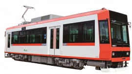 都電荒川線の新型車両8901号（東京都交通局の発表資料より）