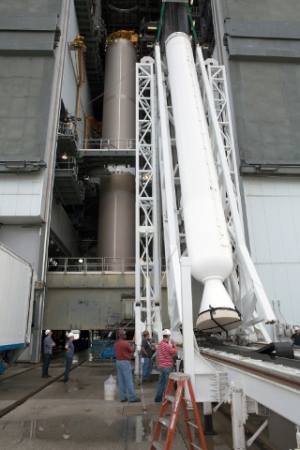 アトラスVロケットの固体ブースター、2018年にAR社からオービタルATK社製に変更(Image Credit: ULA) アトラスVロケットの固体ブースター、2018年にAR社からオービタルATK社製に変更(Image Credit: ULA)