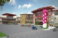 「イオンシラチャ ショッピングセンター」外観図（イオンの発表資料より）