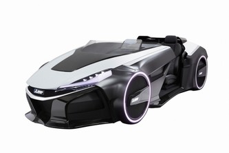 コンセプトカー「EMIRAI3 xDAS」外観図（三菱電機の発表資料より）