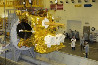 ロシアの気象衛星「エレークトラL」2号機、打ち上げ準備進む（Image Credit: Roskosmos）