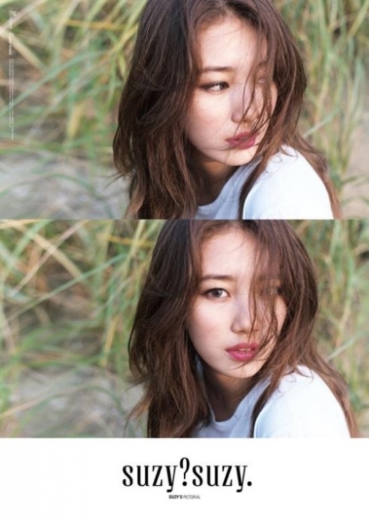 Miss Aのスジの単独グラビア集『suzy? suzy.』が発売されて話題だ。写真＝JYPエンターテインメント