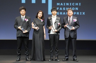 2度の大賞に輝いたサカイ阿部氏「見たことのない景色を見たい」　2015年度毎日ファッション大賞