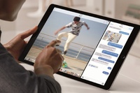 ソフトバンクは10日、iPad ProのWi-Fi + Cellular モデルとWi-Fiモデルを今週後半に発売すると発表した。（写真提供：アップル）