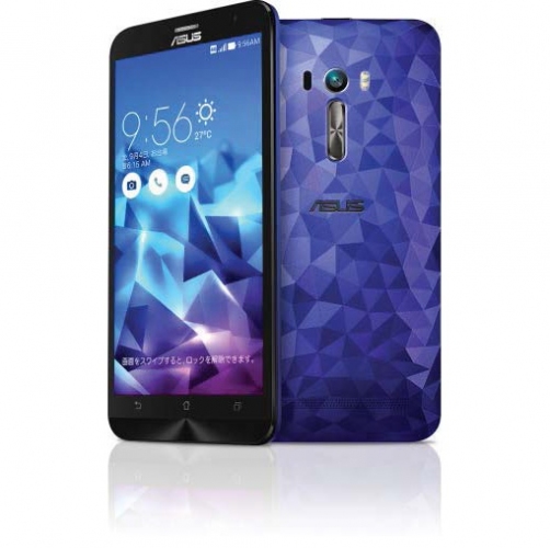 1,300万画素のインカメラを搭載した5.5型スマートフォン「ZenFone Selfie（ZD551KL）」に追加される新色「イリュージョンパープル」（写真：ASUS Japanの発表資料より）