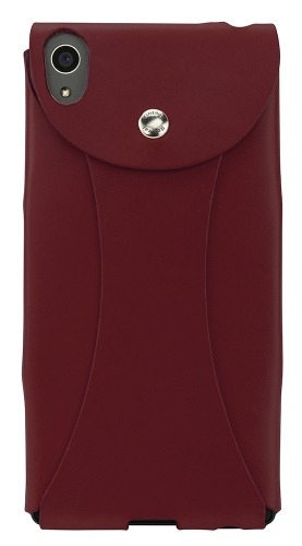 「COLORS」と「Vintage Revival Productions」がコラボレーションしたXperia Z5用のレザーケース「X wear for Xperia Z5」（MSY発表資料より）