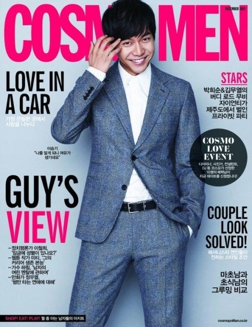 カンペキな“冬の男”だ。写真：COSMOPOLITAN