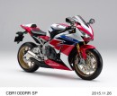 ホンダが12月11日に発売する大型スーパースポーツモデル「CBR1000RR SP」のロスホワイト。 （写真提供：本田技研工業）