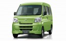 「ハイゼット」誕生55周年を記念した「ハイゼット カーゴ」の特別仕様車「ゴールドエディション」（写真提供：ダイハツ工業）