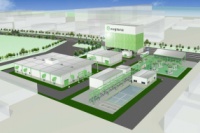 建設予定工場の完成イメージ図（写真：ユーグレナ発表資料より）