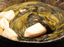 「すぐき」の樽出し(賀茂のすぐき販売所発表資料より) 「すぐき」の樽出し(賀茂のすぐき販売所発表資料より)