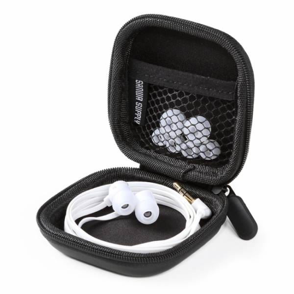 イヤホンもピースも収納（サンワプライ発表資料より）