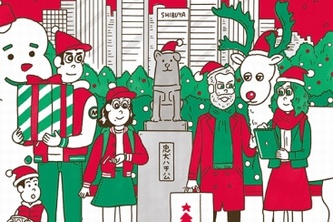 東京・渋谷の魅力アピール　3.3万個の光と音楽による演出も 「渋谷サンタフェスティバル」25日まで