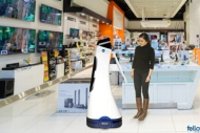 自律移動型サービスロボットのイメージ（日本ユニシスの発表資料より）