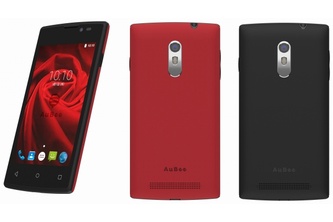 AuBee smartphone 「elm.」（NTTレゾナントの発表資料より）