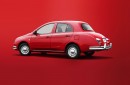 光岡自動車の主力コンパクトセダン「Viewt」の特別仕様車「VIEWT Rouge」(ビュート ルージュ)(写真提供:光岡自動車) 光岡自動車の主力コンパクトセダン「Viewt」の特別仕様車「VIEWT Rouge」(ビュート ルージュ)(写真提供:光岡自動車)