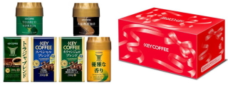 キーコーヒー＜２５９４＞（東１）は、全国のキーコーヒー直営ショップで、２０１６年度の新春企画商品「コーヒーお楽しみ箱２０１６」、「コーヒー豆福袋」の２アイテムを、数量限定で発売する。