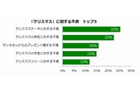 クリスマス調査グラフ（不満買取センター発表資料より
）