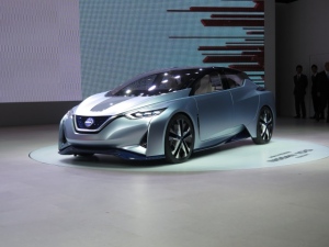 2015年10月の東京モーターショーで日産ブースの主役を演じた日産が目指す自動運転装置満載の「ニッサンIDSコンセプト」 2015年10月の東京モーターショーで日産ブースの主役を演じた日産が目指す自動運転装置満載の「ニッサンIDSコンセプト」