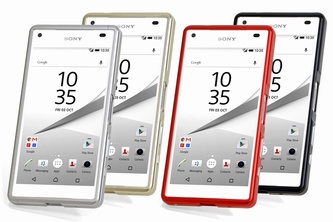 CROYが発売した「Xperia Z5 Compact」向けアルミニウムバンパー「DECASE for Xperia Z5 Compact」の全色（CROYの発表資料より）