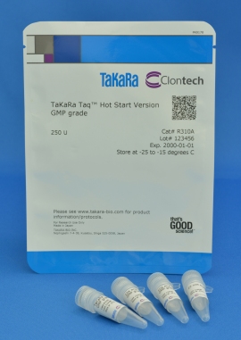 Takara Taq Hot Start Version GMP grade (タカラバイオの発表資料より) Takara Taq Hot Start Version GMP grade (タカラバイオの発表資料より)