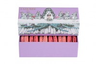 ラデュレ×ヒグチユウコ、マカロンボックス発売 - ネコやウサギ、少女のイラスト