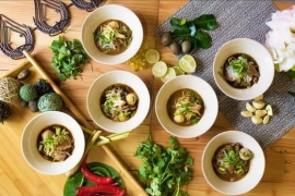 トリドールが出資するマレーシアのヌードルショップ「ボートヌードル」のメニュー（同社発表資料より）