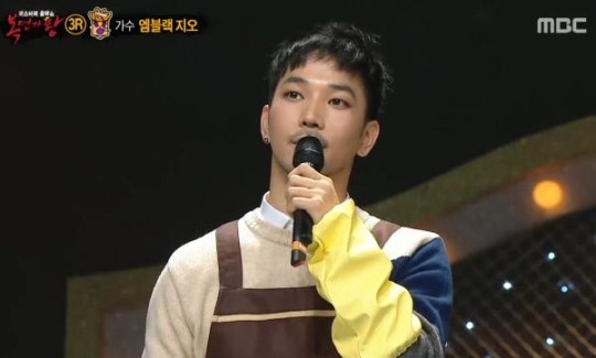 アイドルグループMBLAQのジオ(本名チョン・ビョンヒ、29歳)が今月18日に入隊する。写真：MBC「覆面歌王」放送画面キャプチャ