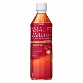 キリンビバレッジと富士フイルムが共同開発した、美容成分を配合した飲料「キリン アスタリフト ウォーター」（写真：両社の発表資料より）