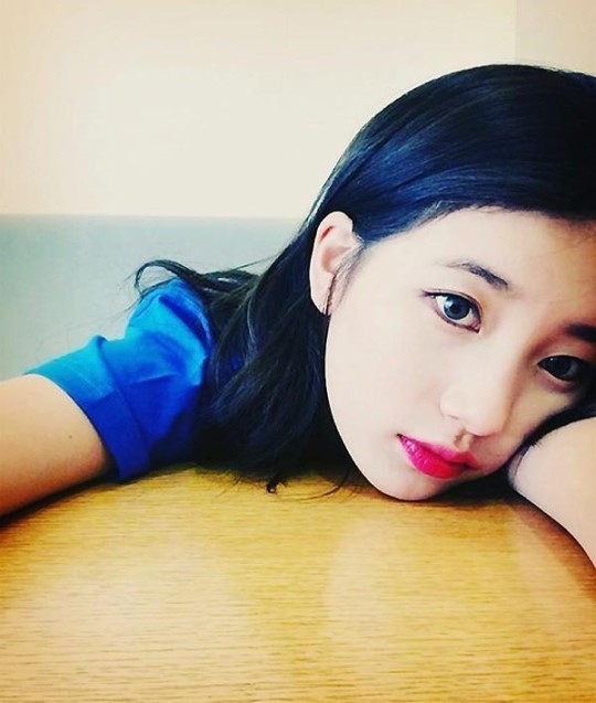 アイドルグループMissAのスジが小悪魔的な魅力を誇った。写真：スジのインスタグラム。