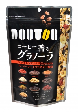 『DOUTOR コーヒー香るグラノーラ』(味源発表資料より) 『DOUTOR コーヒー香るグラノーラ』(味源発表資料より)