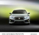 ホンダがジュネーブモーターショーで初公開した、新型「シビック ハッチバック」のプロトタイプモデル（写真提供：ホンダ）