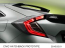 ホンダがジュネーブモーターショーで初公開した、新型「シビック ハッチバック」のプロトタイプモデル（写真提供：ホンダ）