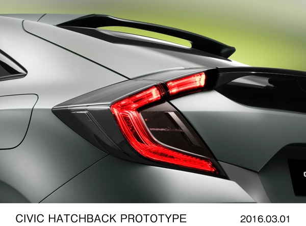 ホンダがジュネーブモーターショーで初公開した、新型「シビック ハッチバック」のプロトタイプモデル（写真提供：ホンダ）