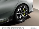 ホンダがジュネーブモーターショーで初公開した、新型「シビック ハッチバック」のプロトタイプモデル（写真提供：ホンダ）