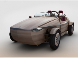 トヨタが「ミラノデザインウィーク」に出展する木製ボディのファニーカー「SETSUNA」 トヨタが「ミラノデザインウィーク」に出展する木製ボディのファニーカー「SETSUNA」
