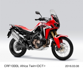 CRF1000L Africa Twin<DCT>(ヴィクトリーレッド) (写真提供:ホンダ) CRF1000L Africa Twin<DCT>(ヴィクトリーレッド) (写真提供:ホンダ)