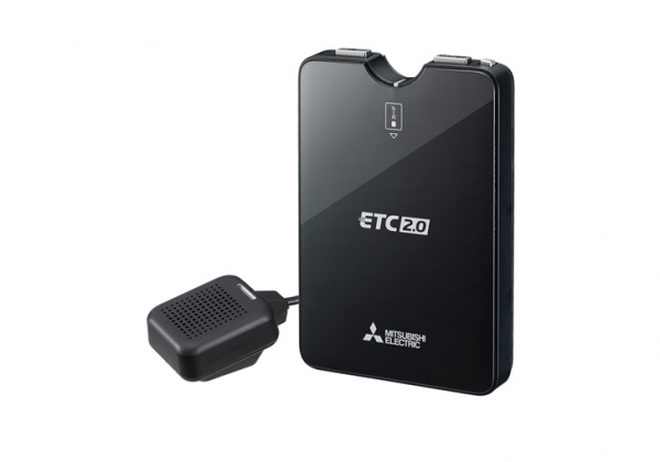 単体でETC2.0サービスを利用できるGPS機能付発話型のETC2.0車載器「EP-E216SB」 （三菱電機の発表資料より）