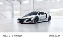 ホンダがニューヨーク国際自動車ショーに出展した新世代スーパースポーツモデル「NSX」のGT3レースカー(写真提供:ホンダ) ホンダがニューヨーク国際自動車ショーに出展した新世代スーパースポーツモデル「NSX」のGT3レースカー(写真提供:ホンダ)