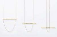 ジュエリーブランド「シハラ」の新作ネックレス - バー＆キューブを動かして異なる表情に