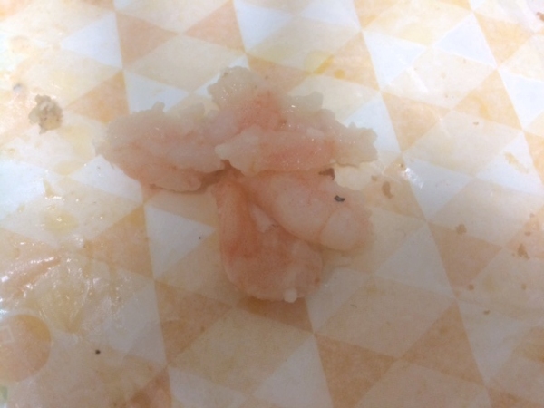 期間限定で復活したロッテリアの「全部のせバーガー」。「エビパティ」のエビはやっぱりプリップリ。 期間限定で復活したロッテリアの「全部のせバーガー」。「エビパティ」のエビはやっぱりプリップリ。