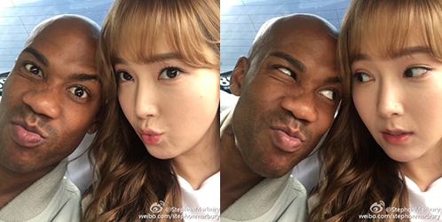 中国映画で共演するジェシカ(元少女時代)とバスケットボールスターのステフォン・マーブリーが、映画撮影中の近況を伝えた。[写真]ステフォン・マーブリーのWeibo