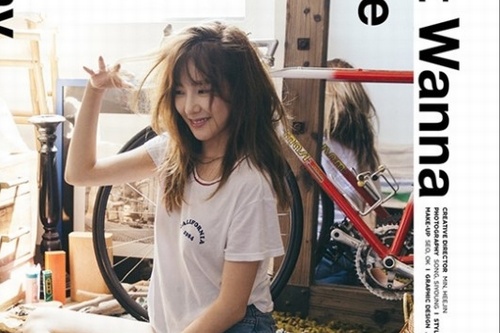 ガールズグループ少女時代のティファニーが初のソロアルバムをリリースする。写真：SMエンターテインメント