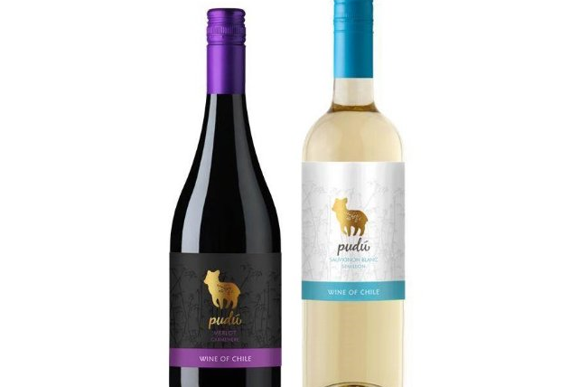 「プードゥ メルロー＆カルメネール」と「同 ソーヴィニヨン・ブラン＆セミヨン」（メルシャンの発表資料より）