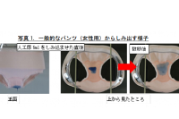 失禁パンツからのしみ出し測定テスト（国民生活センター発表資料より）
